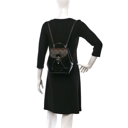 Louis Vuitton Patent Monogram Hot Springs Backpack Black 2 of 8