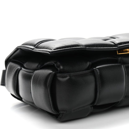 Bottega Veneta Nappa Maxi Intreccio Padded Cassette Crossbody Bag Black 9 of 13