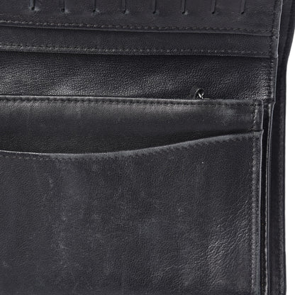 Chanel Lambskin Quilted Yen Wallet Black 9 of 17