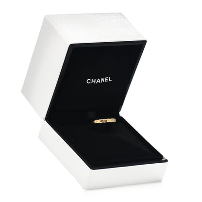 Chanel 18K Yellow Gold Mini Coco Crush Ring 54 7 5 of 5