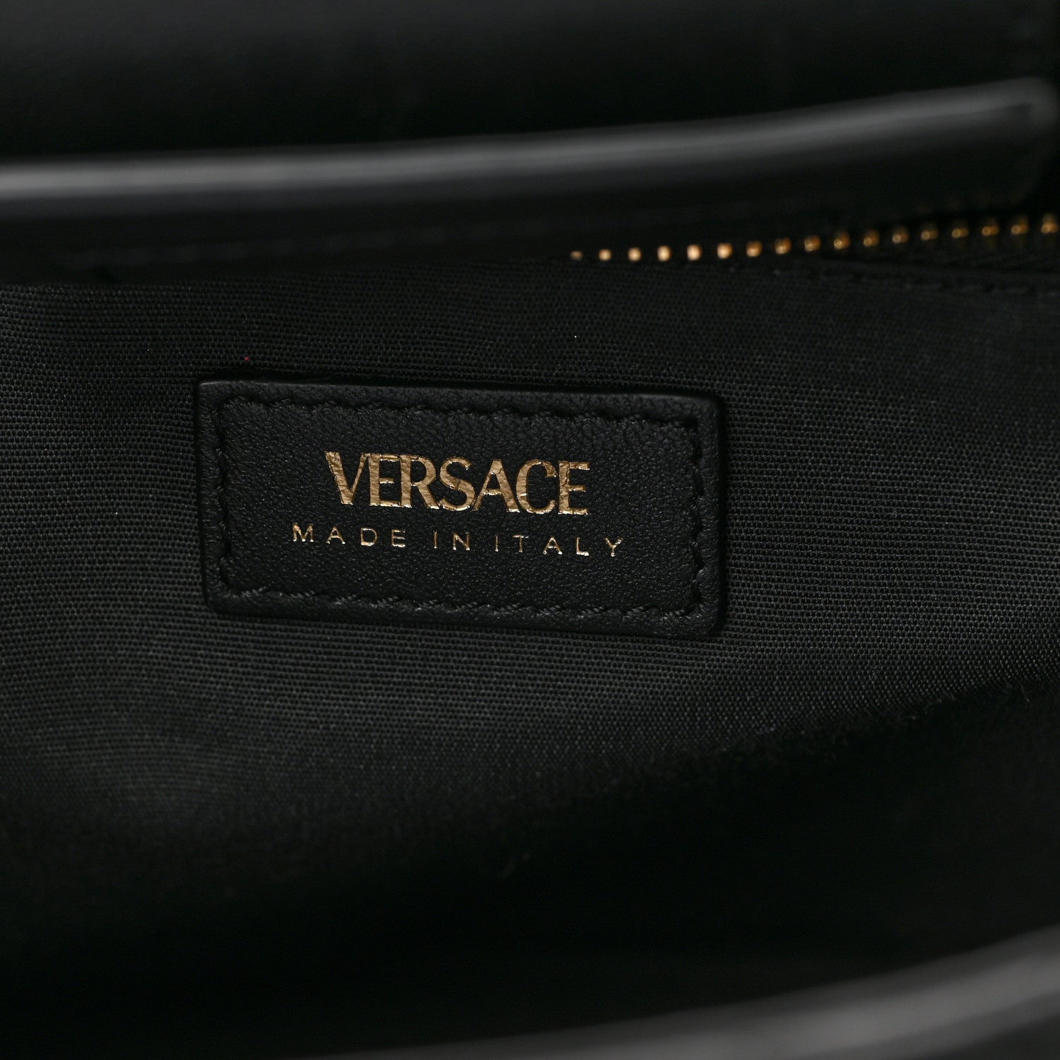 Versace Nappa Quilted Medusa Chain Shoulder Bag Black 7 of 9