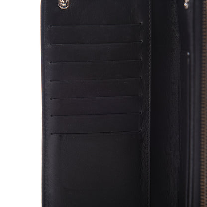 Chanel Lambskin Embossed Logo Wallet Black 8 of 14