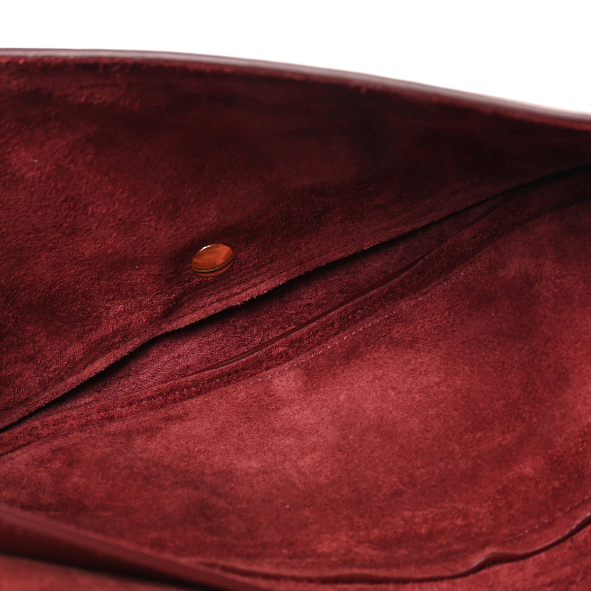Shiny Lambskin Soft Triomphe Little Half Moon Bag Syrah