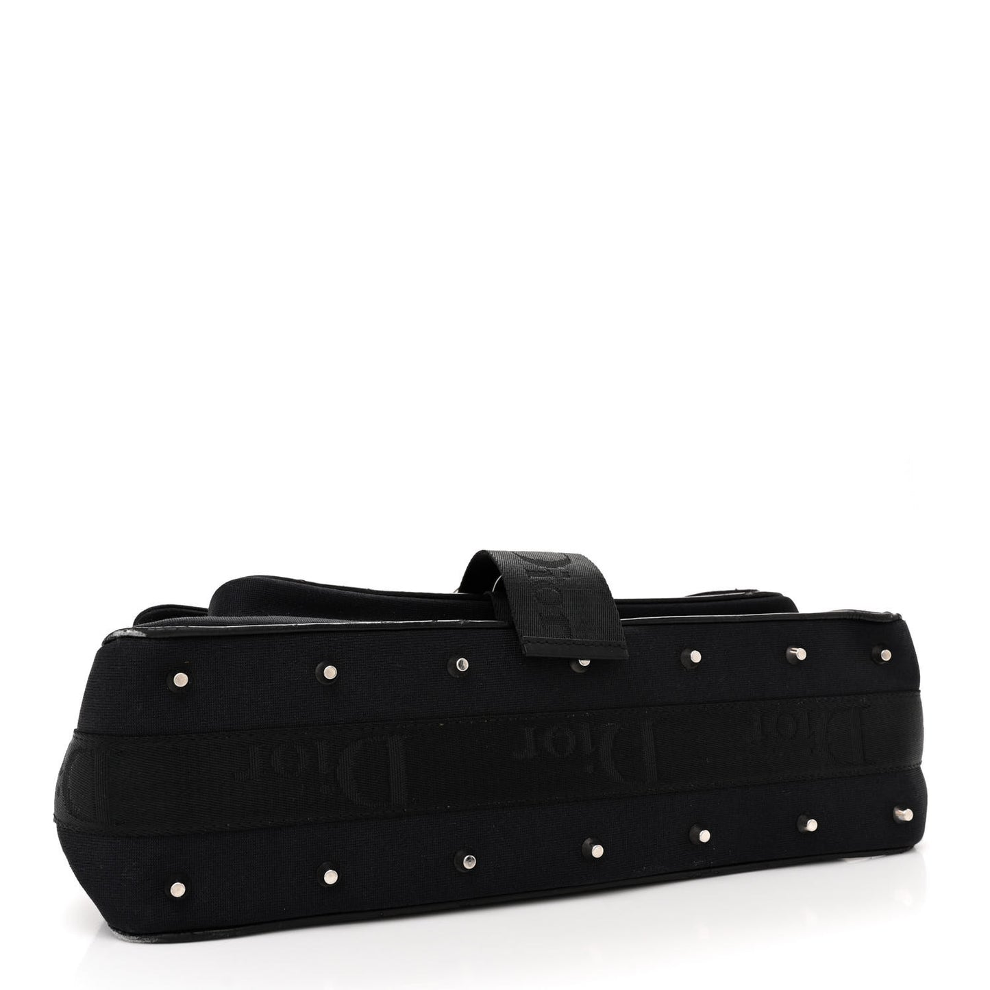 Silk Jersey Crystal Hardcore Bag Navy Black