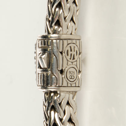 John Hardy Sterling Silver Black Sapphire Extra Small Classic Chain Clasp Bracelet M 4 of 5