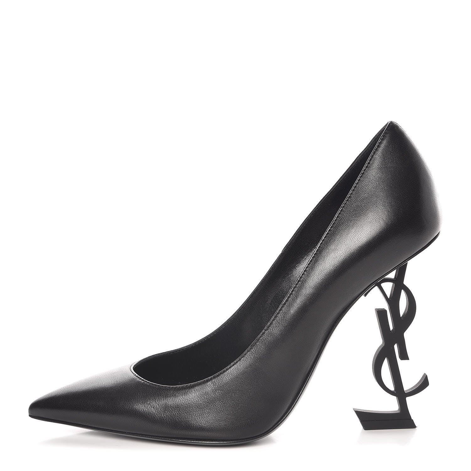 Saint Laurent Nappa Opyum 110 Pumps 38 Black 1 of 14