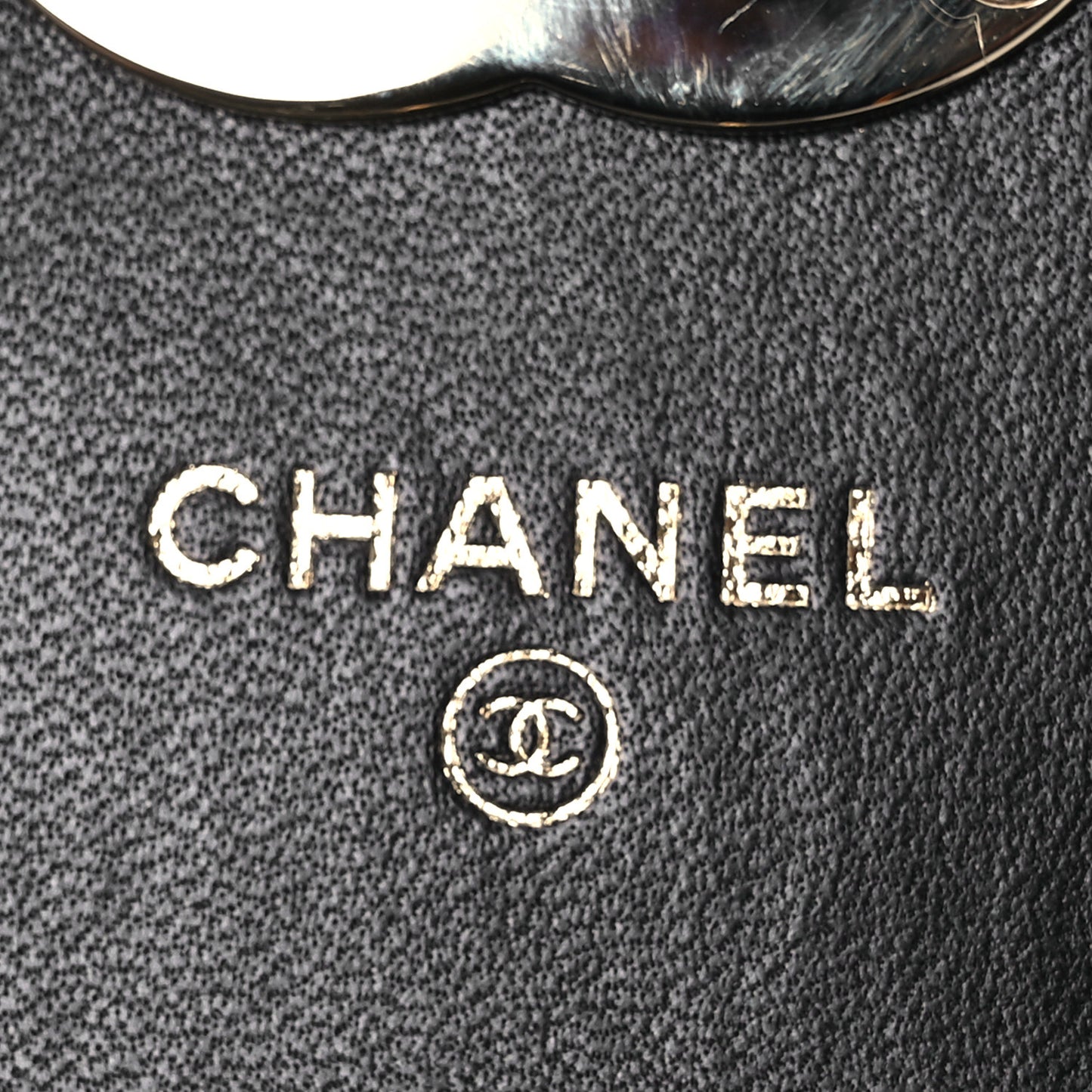 Lambskin Quilted Phone Chain Clutch Waist Bag Black