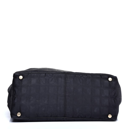 Chanel Nylon Large Travel Tote Black 10 of 10