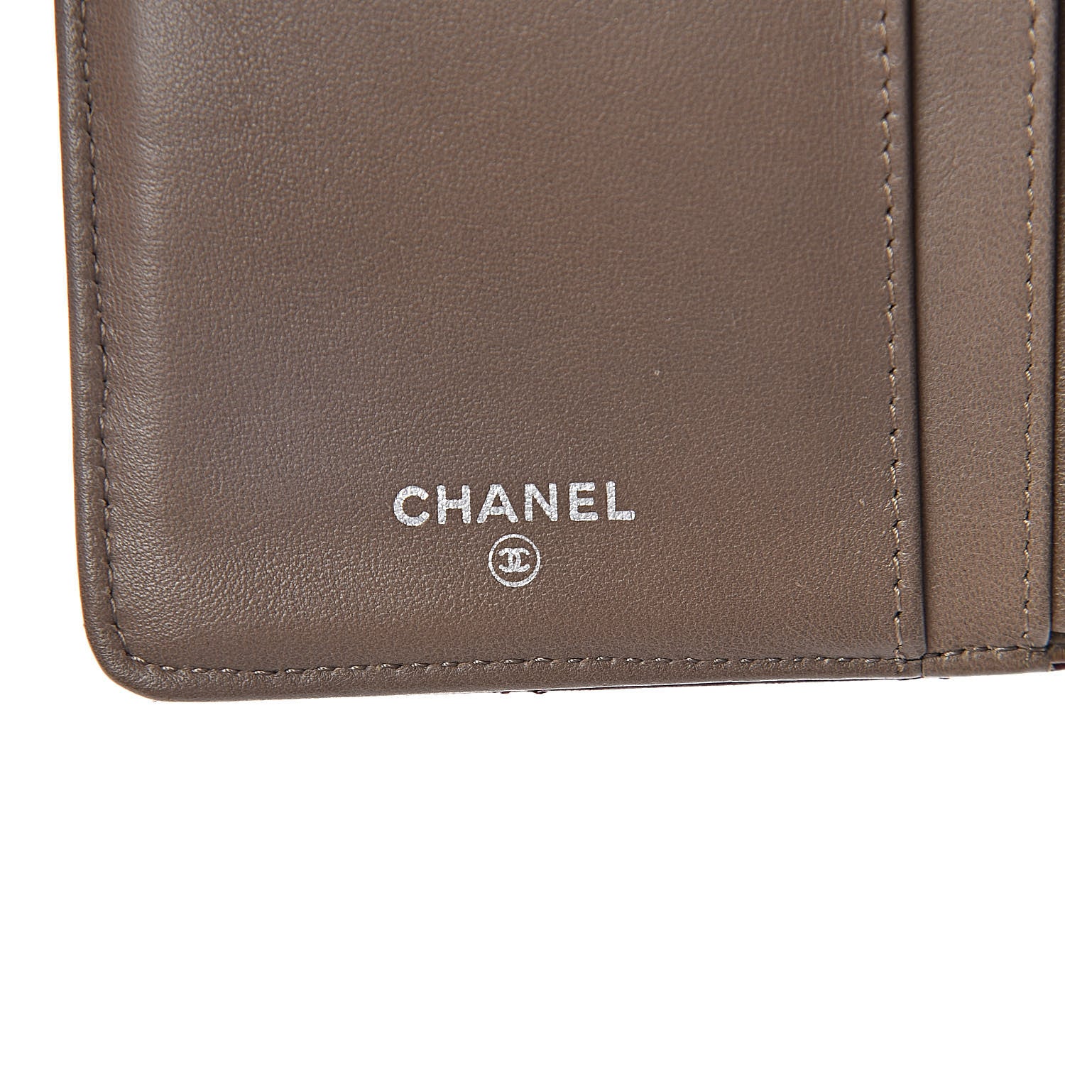 Chanel Lambskin Quilted Yen Wallet Red 6 of 11