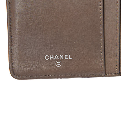 Chanel Lambskin Quilted Yen Wallet Red 6 of 11