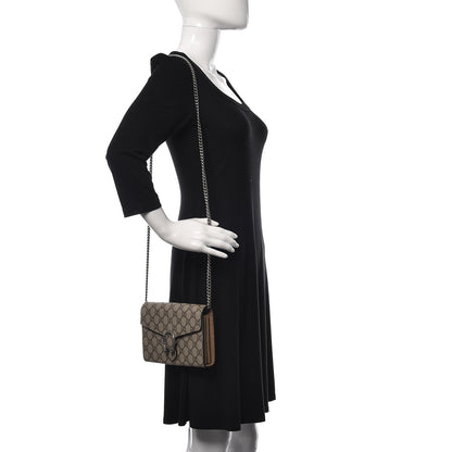 Gucci GG Supreme Monogram Dionysus Chain Wallet 2 of 13