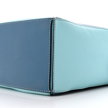 Loewe Calfskin Small Puzzle Bag Light Blue Aqua 9 of 10