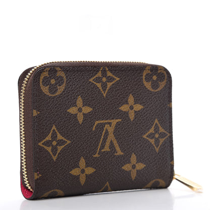 Louis Vuitton Monogram LV Love Lock Zippy Coin Purse 3 of 8