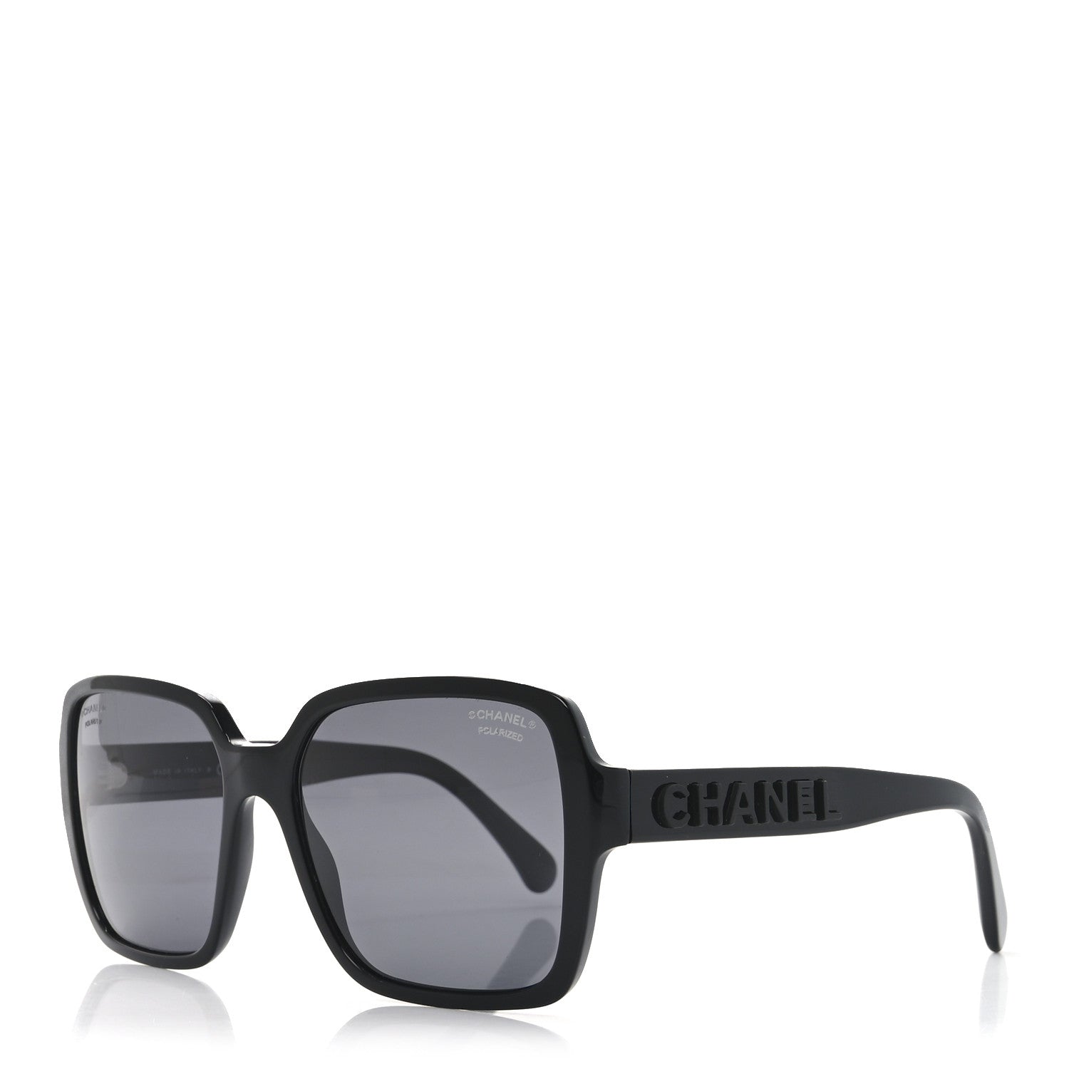 Chanel Acetate Square Sunglasses 5408 Black 1 of 7