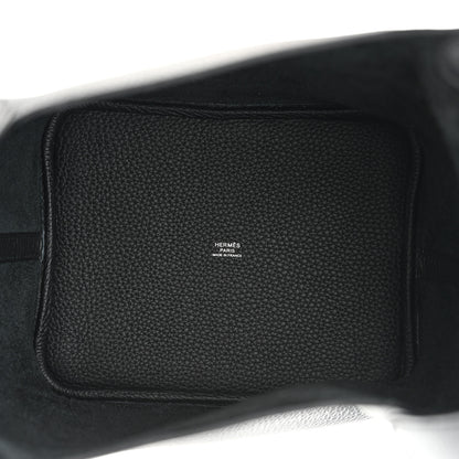 Hermes Taurillon Clemence Picotin Lock 22 MM Black 5 of 11