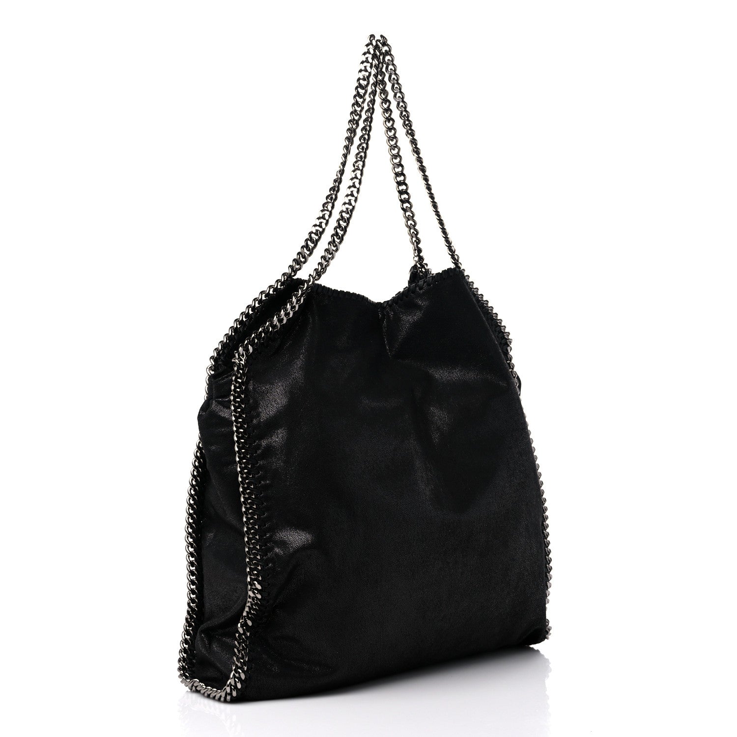 Stella McCartney Shaggy Deer Big Falabella Tote Black 4 of 11