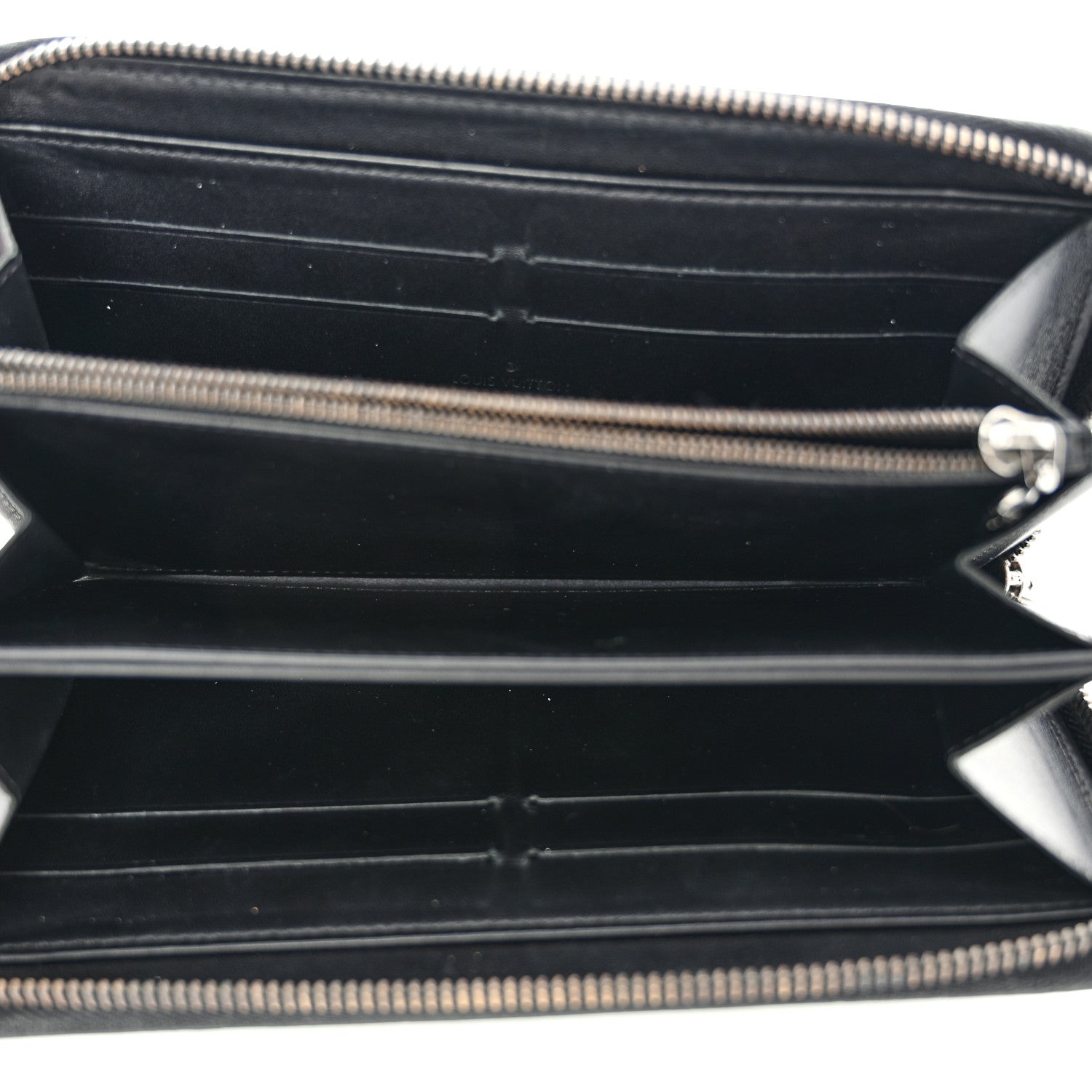 Louis Vuitton Vernis Zippy Wallet Noir Magnetique 5 of 12