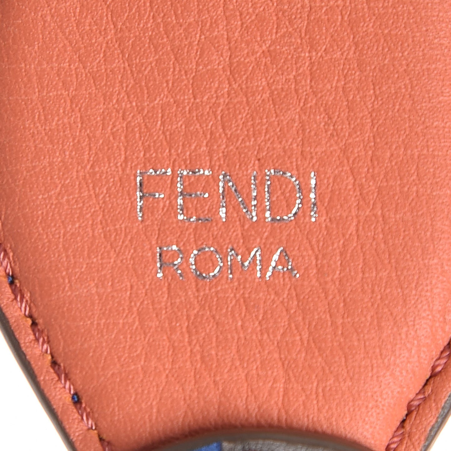 Suede Calfskin Waves Strap You Blue
