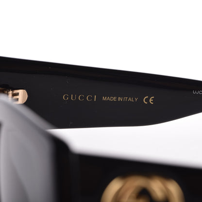Gucci Acetate Square Frame Sunglasses GG0141S Black 6 of 9