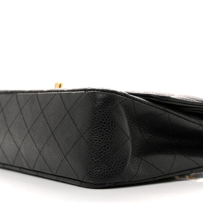 Chanel Caviar Quilted Medium Double Flap Black 9 of 16