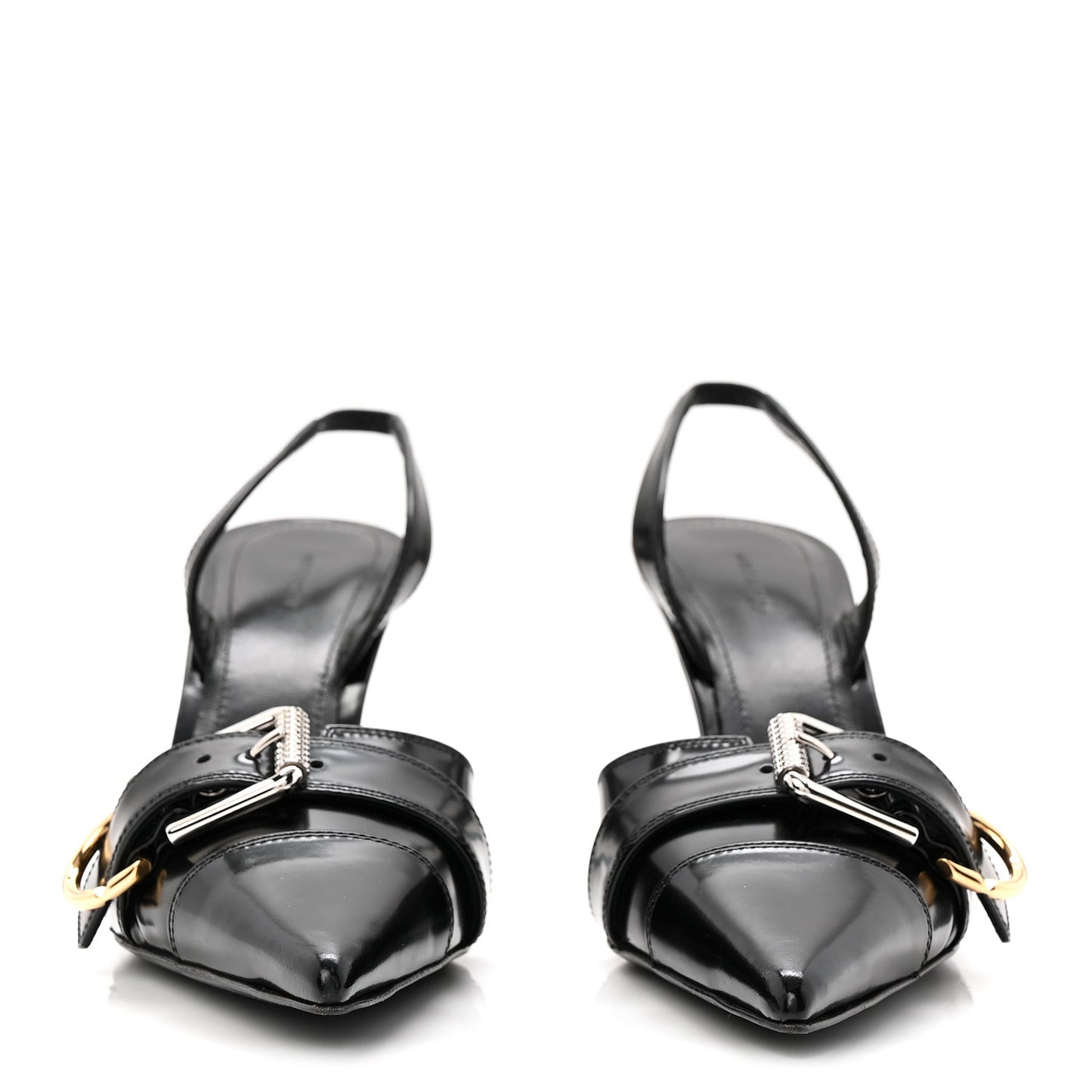 Nappa Voyou Slingback 75mm Sandals 36.5 Black
