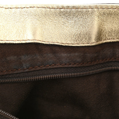 Gucci Monogram Large D Gold Hobo Metallic Gold 13 of 17