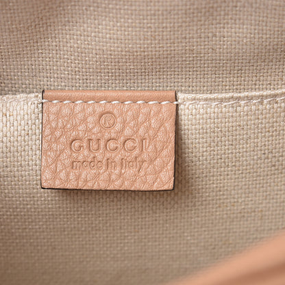 Gucci Pebbled Calfskin Small Soho Disco Bag Camelia 6 of 7