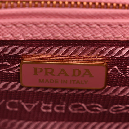 Prada Saffiano Lux Micro Galleria Double Zip Tote Petalo 5 of 8