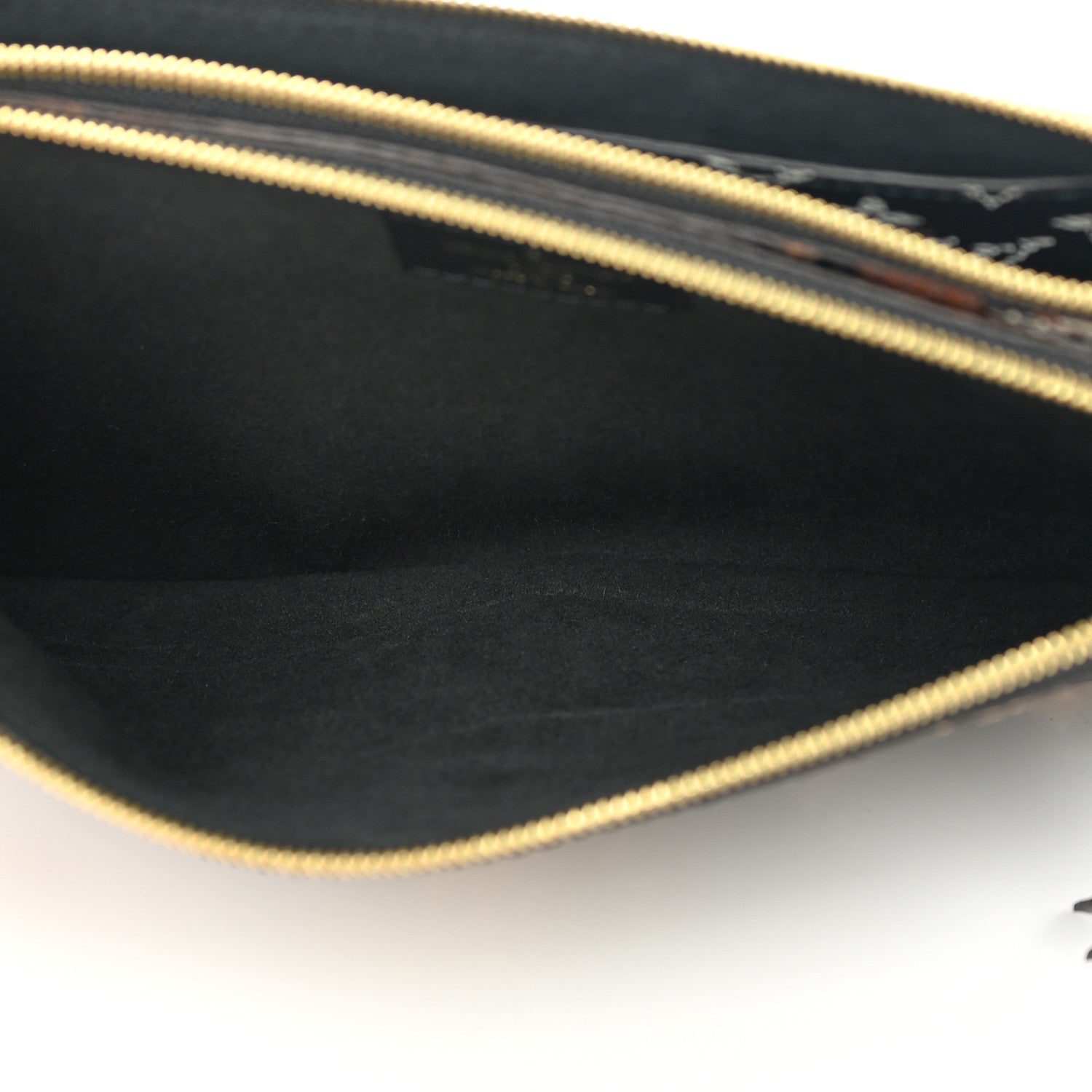 Louis Vuitton Monogram Giant Jungle Pochette Double Zip Black 6 of 13