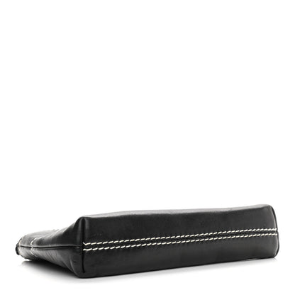 Chanel Lambskin Lax Pochette Black 4 of 12
