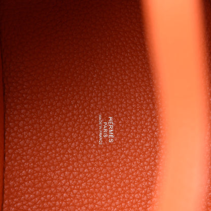 Hermes Taurillon Clemence Picotin Lock 18 PM Orange 8 of 11