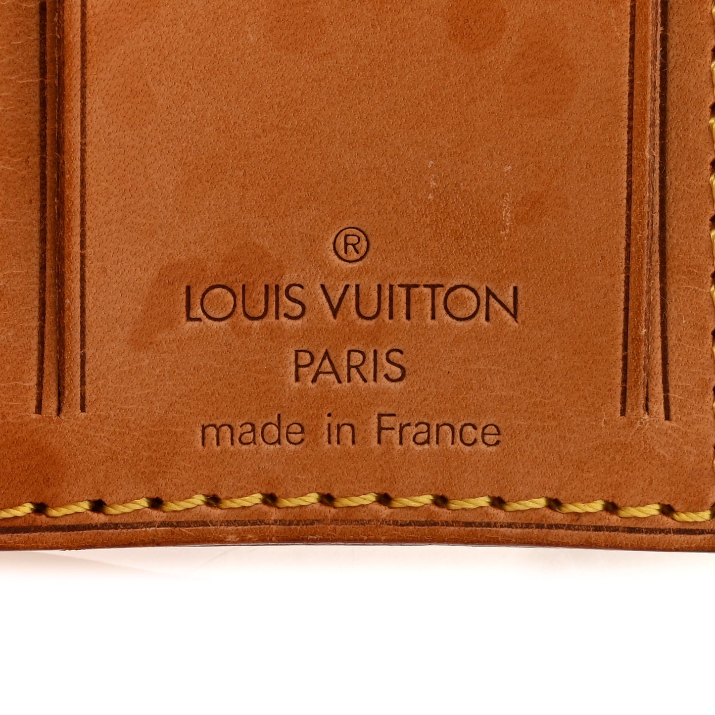 Vachetta Luggage Tag