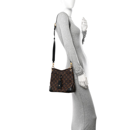 Louis Vuitton Monogram Odeon PM Black 2 of 10