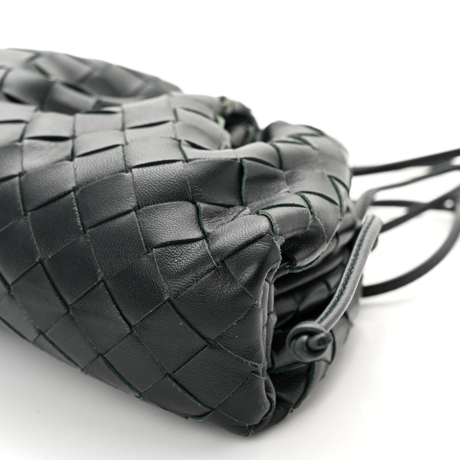 Bottega Veneta Nappa Intrecciato The Mini Pouch Bottle Green 9 of 9