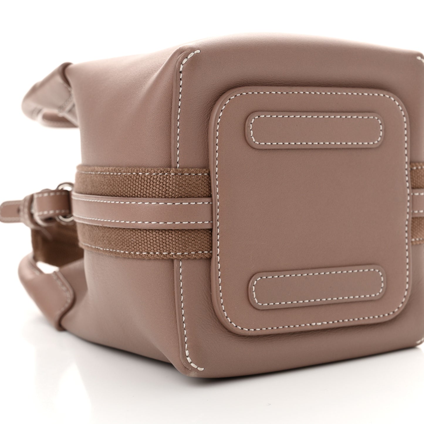 Smooth Calfskin Micro Bale Bag Turtle Rose