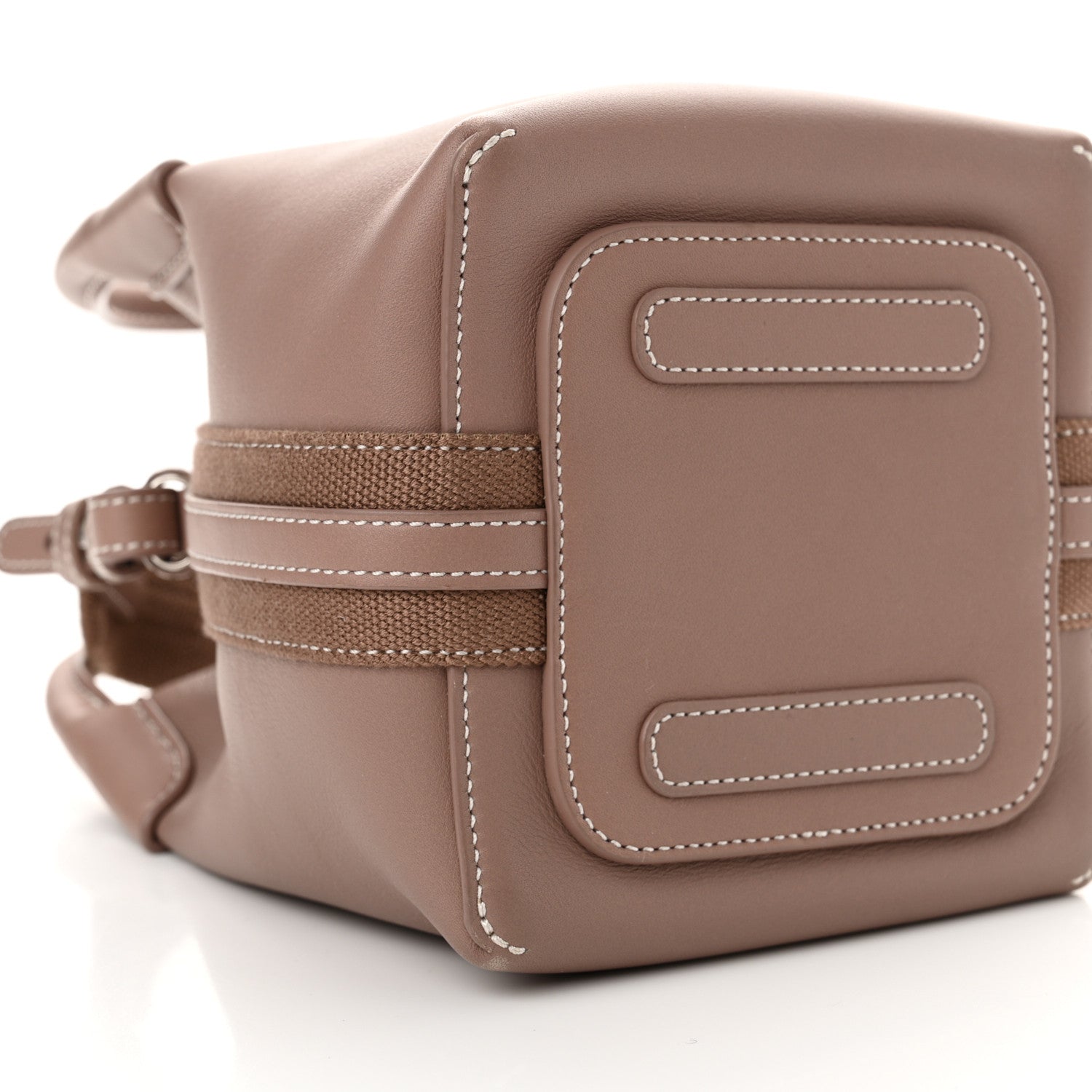 Loro Piana Smooth Calfskin Micro Bale Bag Turtle Rose 8 of 9