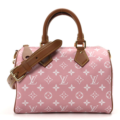Louis Vuitton Calfskin Monogram Speedy P9 Bandouliere 25 Pink Sakura 1 of 11