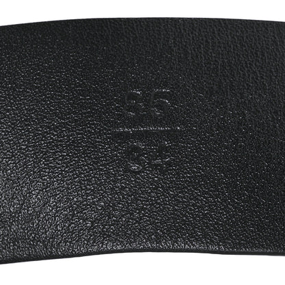 Chanel Calfskin Crystal CC Starfall Belt 85 34 Black 6 of 7