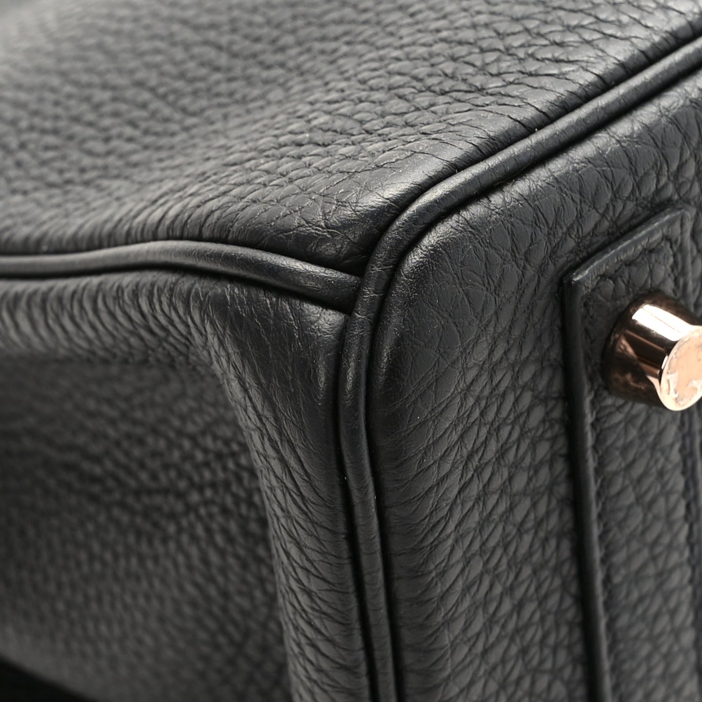 Togo Shiny Niloticus Crocodile Birkin Touch 30 Black