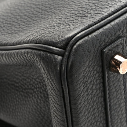 Hermes Togo Shiny Niloticus Crocodile Birkin Touch 30 Black 10 of 11