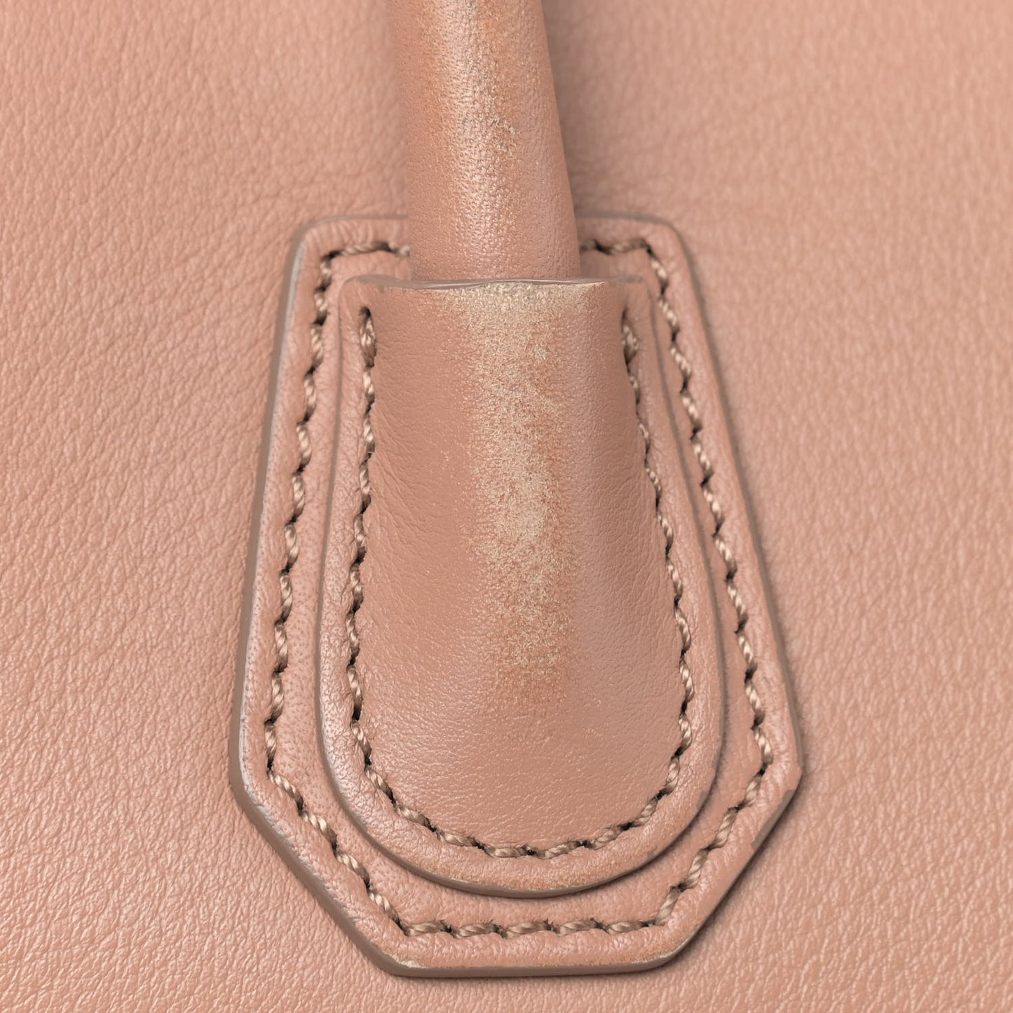 Smooth Calfskin Mini Studded Antigona Old Pink
