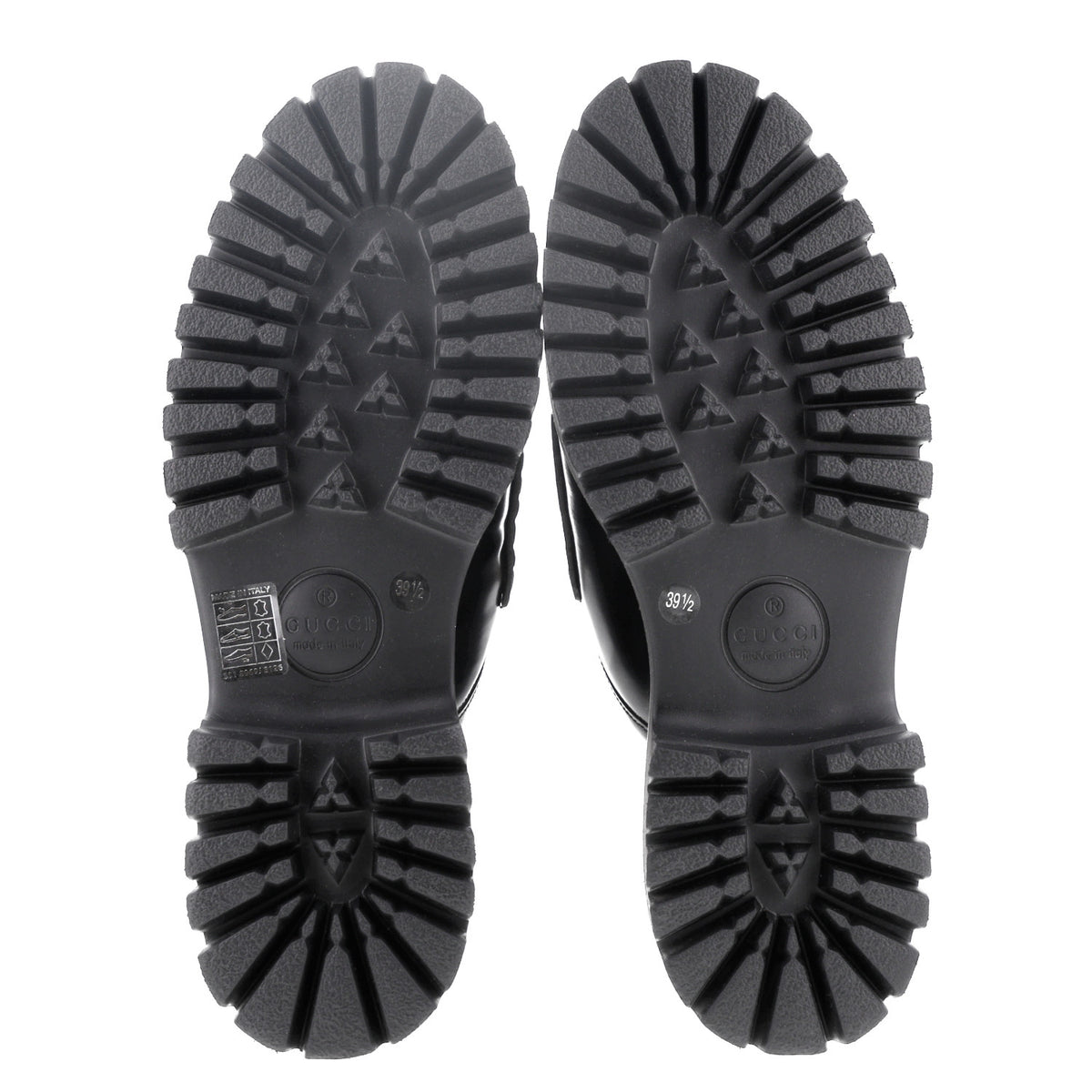 Magnum Calfskin Womens Horsebit Platform Mules 39.5 Black
