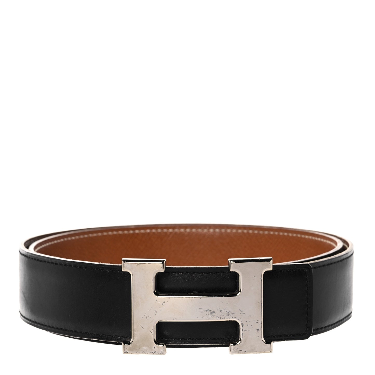 Box Courchevel 38mm Constance H Belt 80 Black Gold