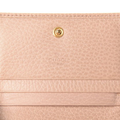 Gucci Dollar Calfskin GG Marmont Card Case Perfect Pink 10 of 12