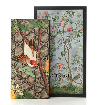 Gucci GG Supreme Monogram Tian Long Wallet Beige Multicolor New Acero 8 of 8