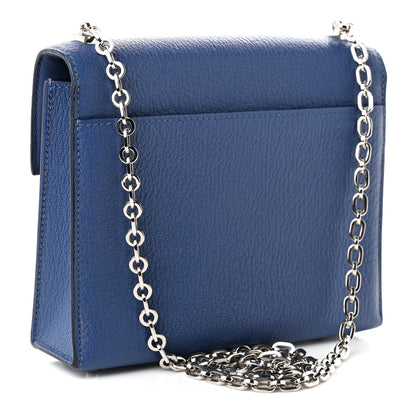 Hermes Chevre Mysore Mini Verrou Chaine Bag Bleu Agate 2 of 9