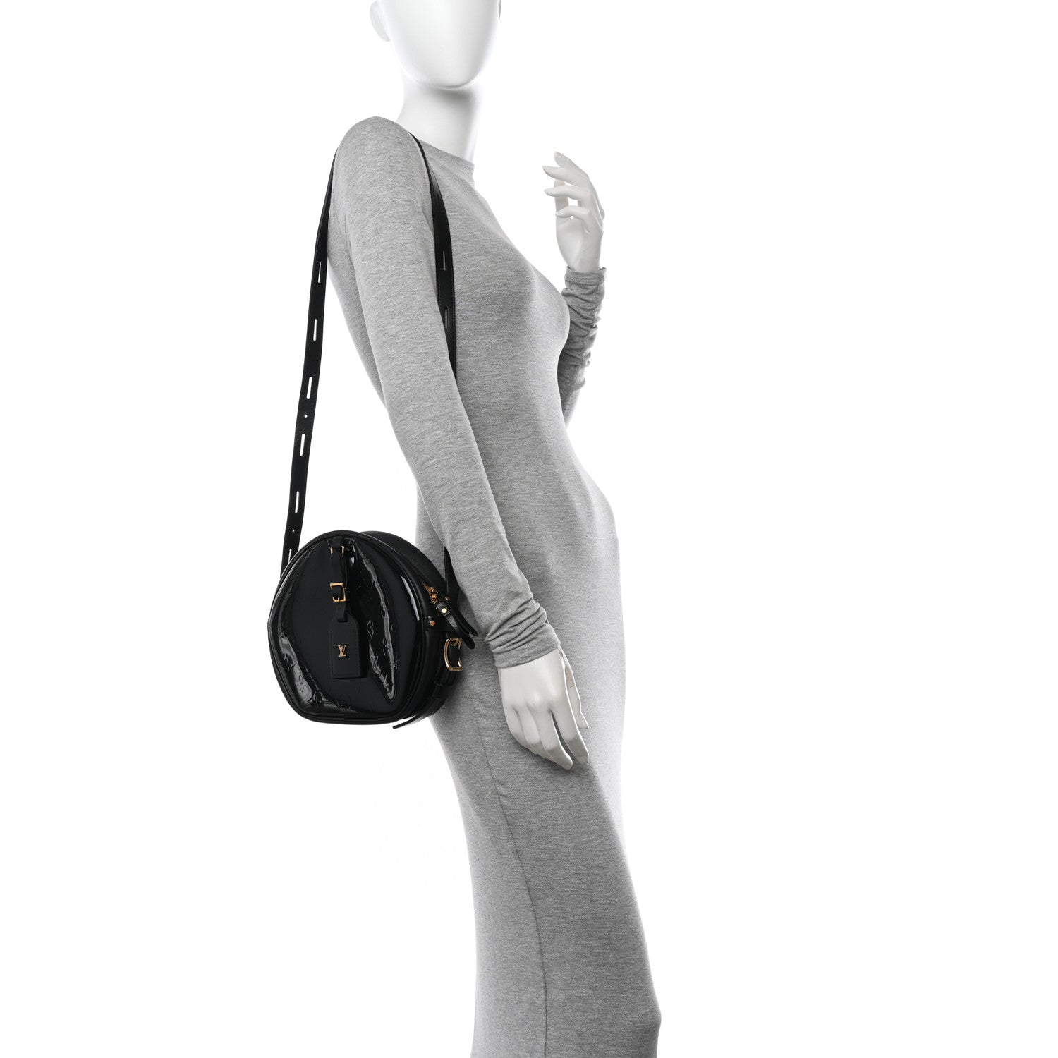 Louis Vuitton Vernis Boite Chapeau Souple MM Black 2 of 10