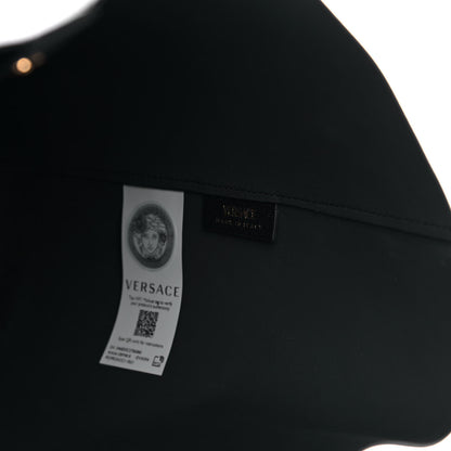 Versace Calfskin Virtus Tote Black 6 of 13