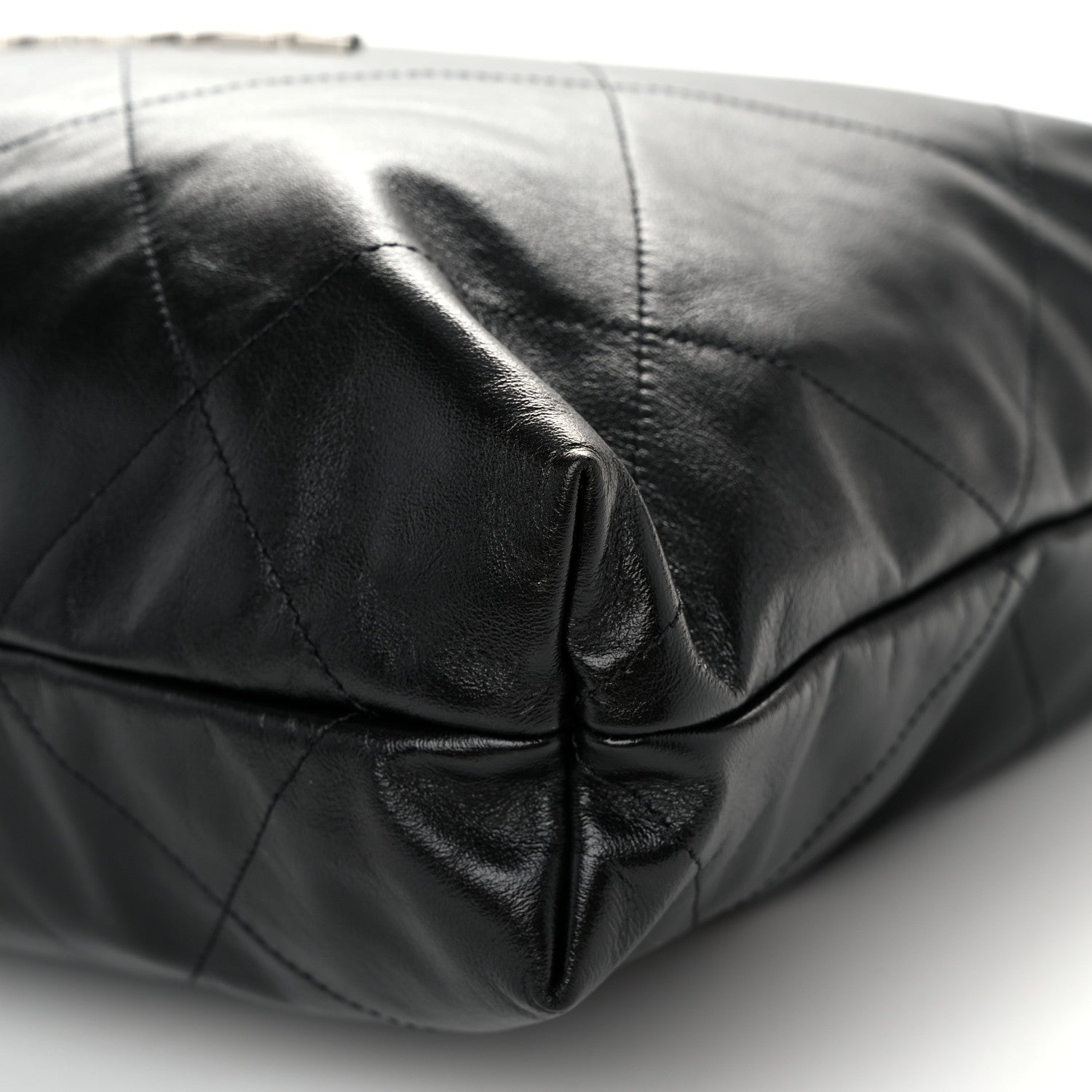Chanel Shiny Calfskin Quilted Chanel 22 Black 11 of 11