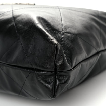 Chanel Shiny Calfskin Quilted Chanel 22 Black 11 of 11